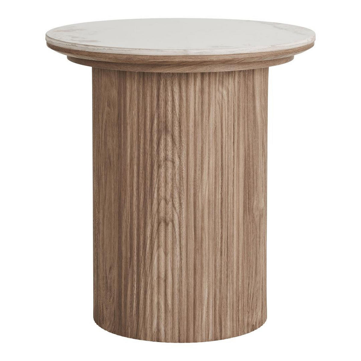 SIDOBORD Minamata 45 x 45 x 50 cm – vit - Vit, Träbaserade material (45/45/50cm) - ebuy24