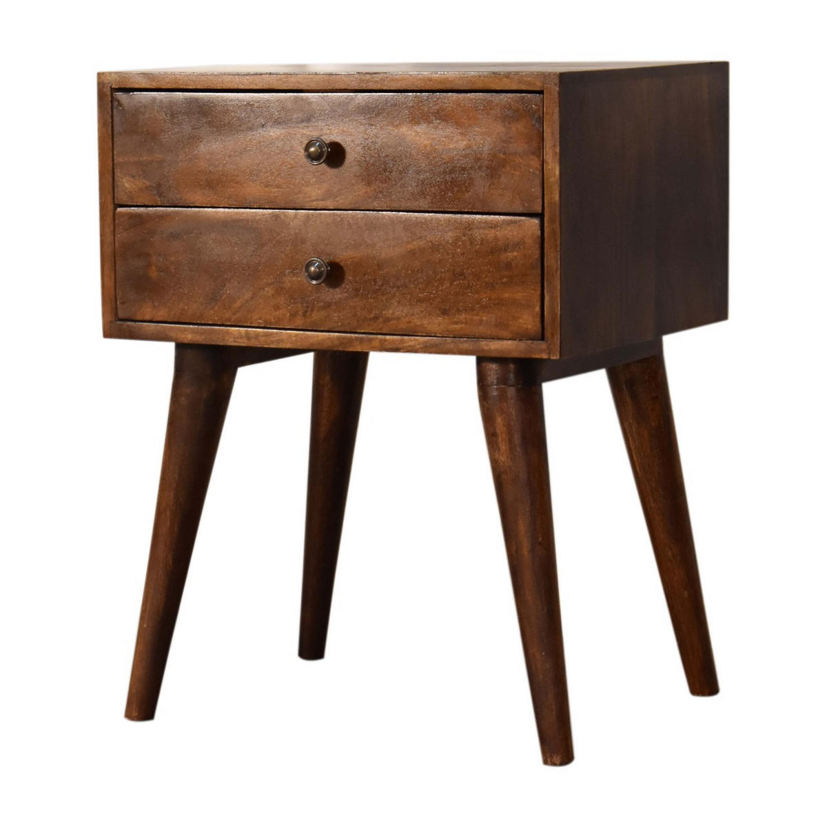 NOĆNI ORMARIĆ Ariella, kestenjasto smeđi - smeđa, drvo (45/57/35cm) - Artisan Furniture