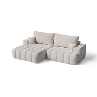 ECKSOFA Caleo Beige Links - Beige, Holz/Textil (270/170cm) - Graingold