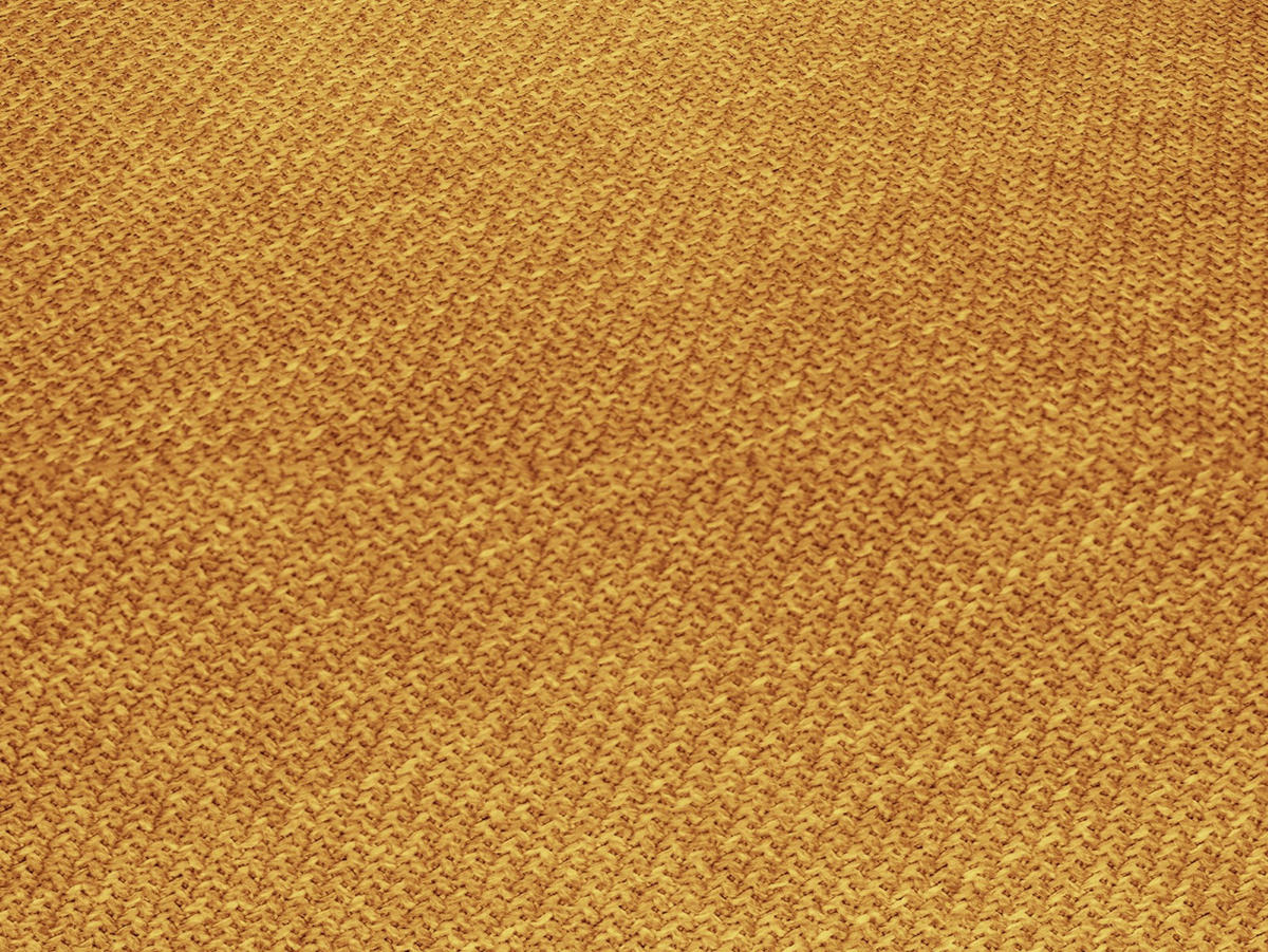 SOFA Ruby aus strukturiertem Stoff gelb 2 Sitzplätze - Gelb, Textil (174/69/93cm) - Micadoni