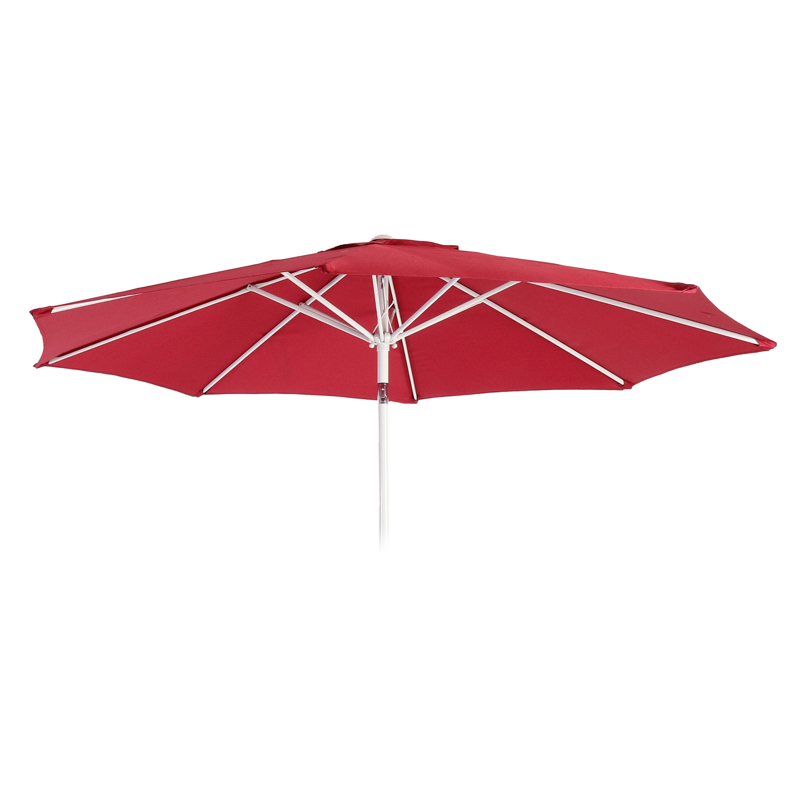 ERSATZ-BEZUG FÜR SONNENSCHIRM I Rot - Rot, Textil (270/270cm) - MCW