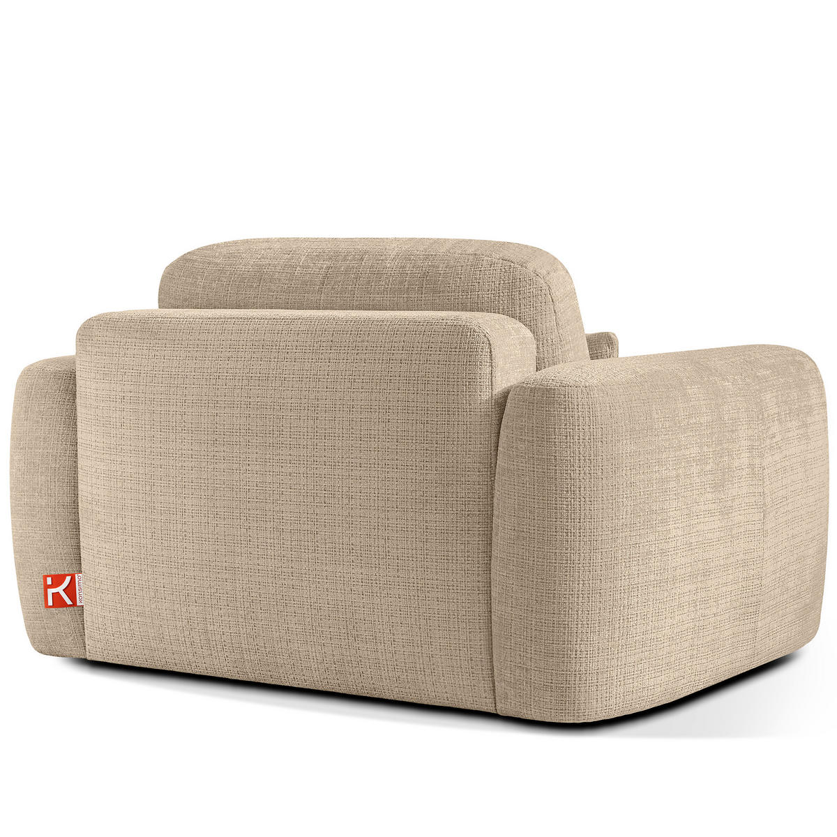 SESSEL ELOSA - Beige, Holz/Textil (145/85/115cm) - KONSIMO®