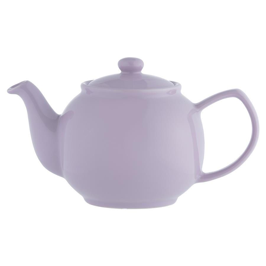 TEEKANNE 1100 ml Steingut pastell lavendel, für 6 Tassen - Multicolor, Keramik (1.1L) - Price & Kensington