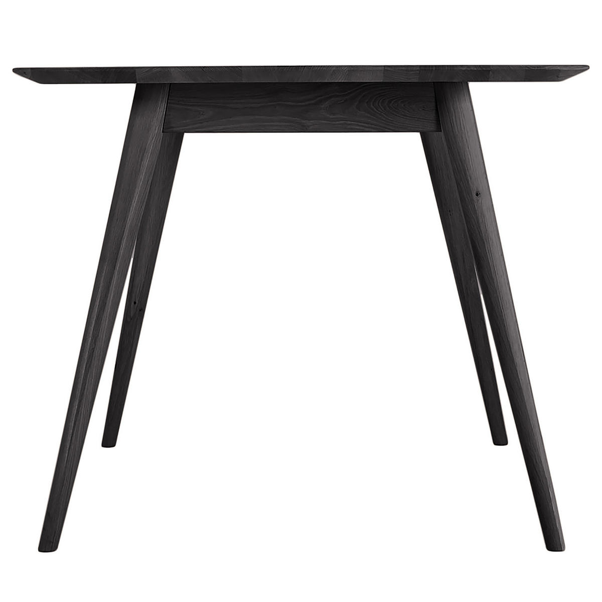 MASSIVER ESSTISCH - Massivholz - Eschefarben, Holz (90/140/75cm) - home24
