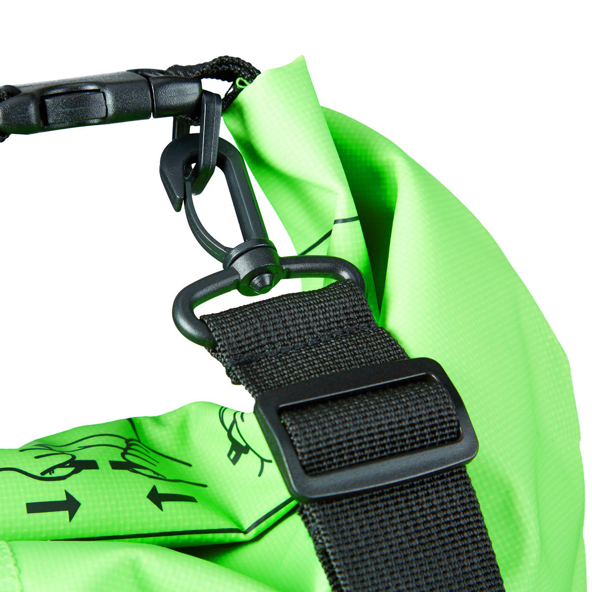 OCEAN Pack - Grün, Kunststoff (38/72/0.5cm) - Relaxdays