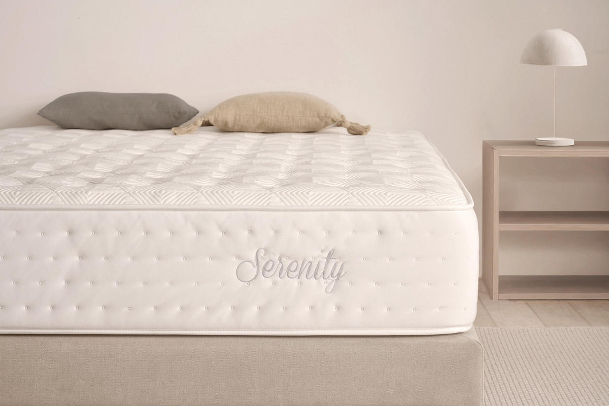 MATRATZE Serenity - 180X200 cm - Weiß, Textil (180/200cm) - Moonia