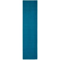 TREND VELOURS LÄUFER TEPPICH JOY - Petrol, Textil (80/320cm) - Snapstyle