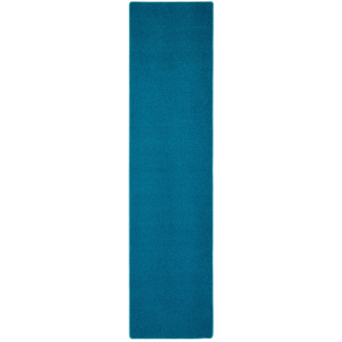 TREND VELOURS LÄUFER TEPPICH JOY - Petrol, Textil (80/320cm) - Snapstyle