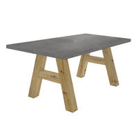 ESSZIMMERTISCH Elia 2 140 x 90 x 75 Esstisch Asteiche/Graphit - Grau, Holz (140/90/75cm) - 58aufmkessel
