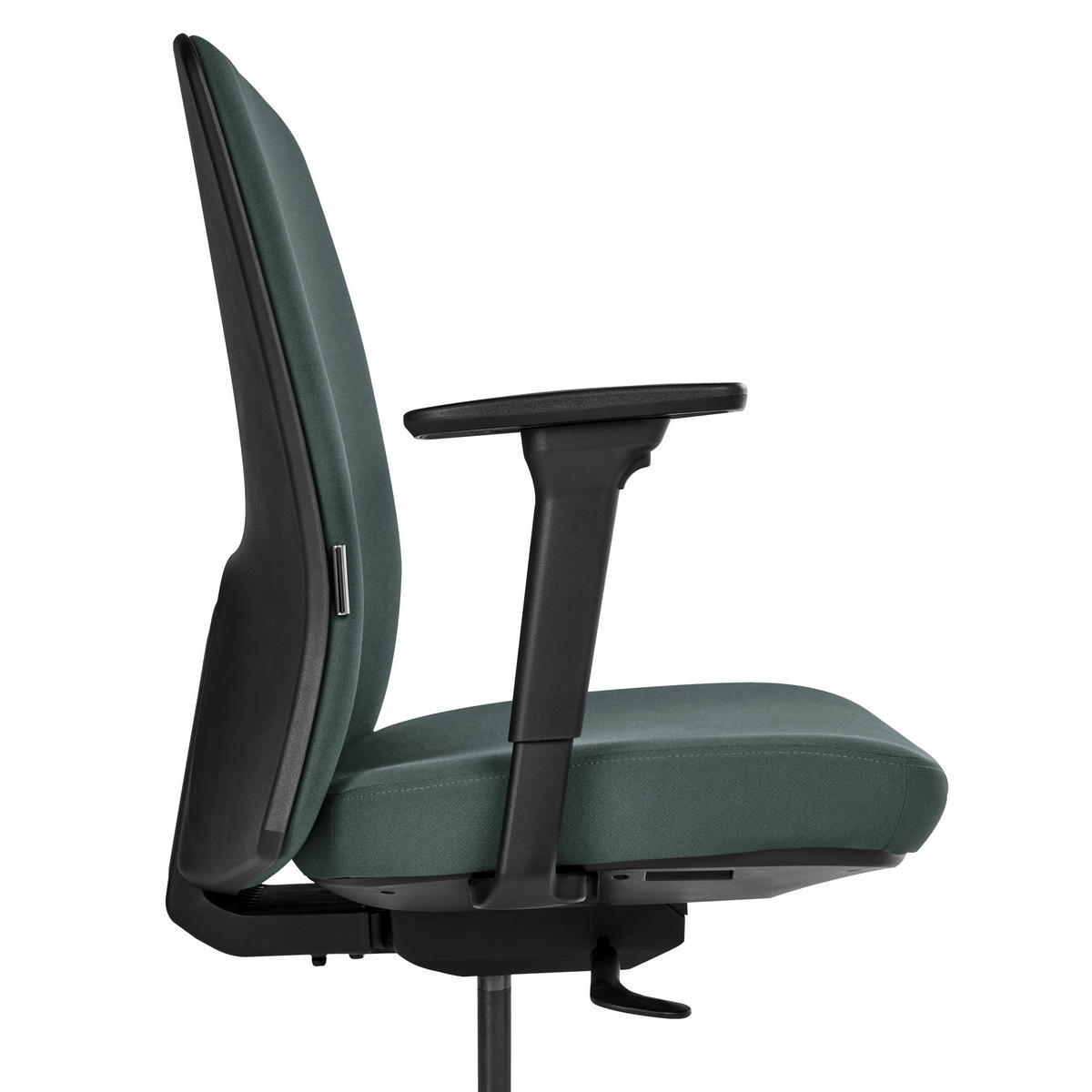 KANCELÁŘSKÁ ŽIDLE Látka Tmavě zelená Kamilon - černá/tmavě zelená, textil (60/98/65cm) - Beliani