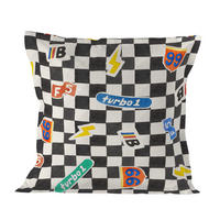 KISSENBEZUG racer 60x60 cm mehrfarbig - Multicolor, Textil (60/60cm) - Happy Friday