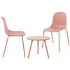 GARTENSITZGRUPPE Kunststoff Pink - Pink, Kunststoff - CLP