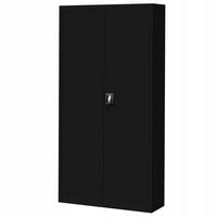 WERKZEUGSCHRANK Werkstattschrank DAREK 185x92x50 cm - Schwarz, Metall (92/185/50cm) - Jan Nowak