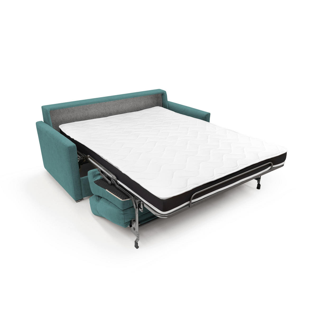 SCHLAFSOFA Margot - Petrol, Textil (176/102/97cm) - Divani.store