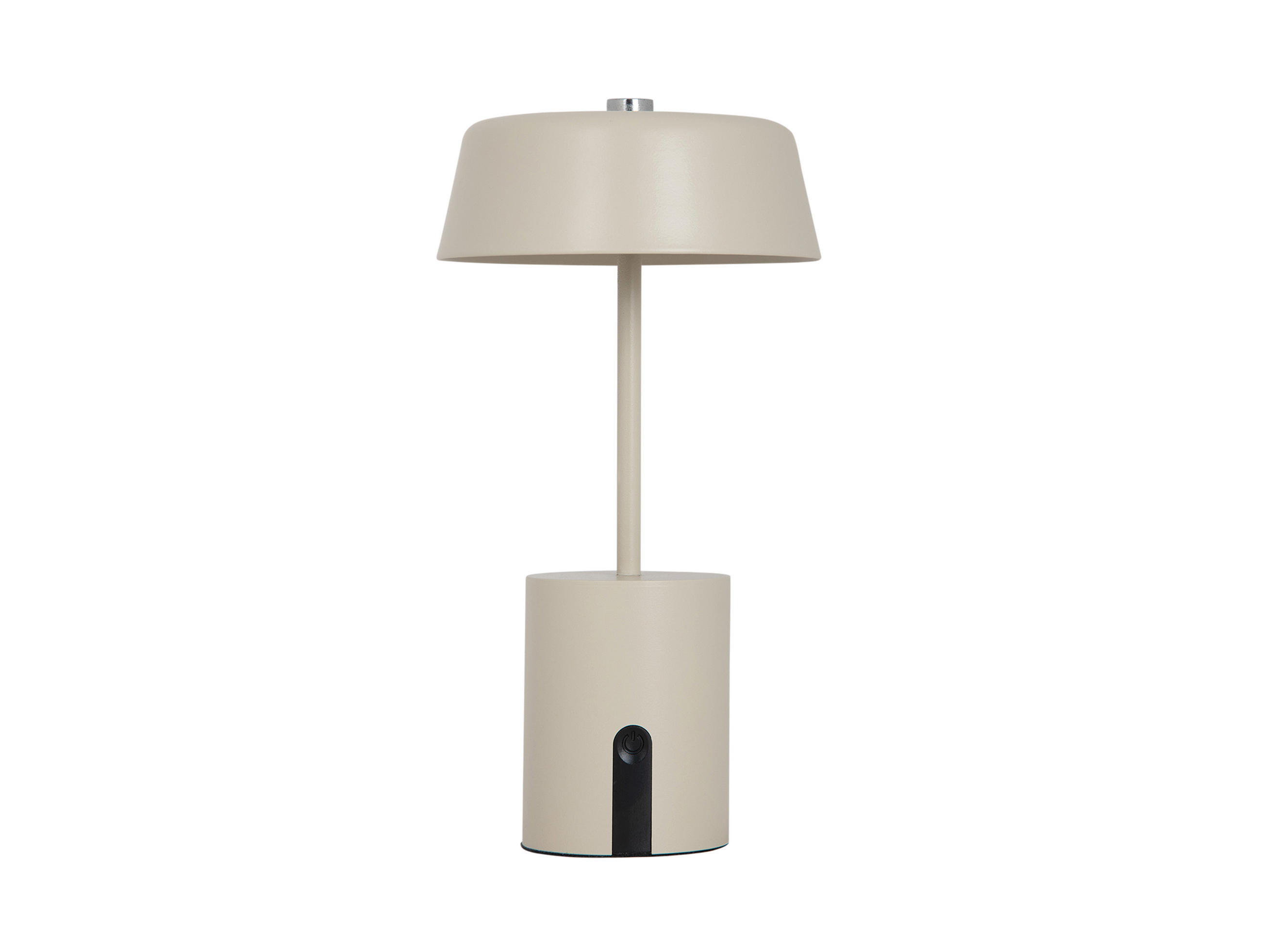 TISCHLAMPE Elemental - Grau - 12/12/22,5 cm - Grau, Metall (12/12/22cm) - Leitmotiv