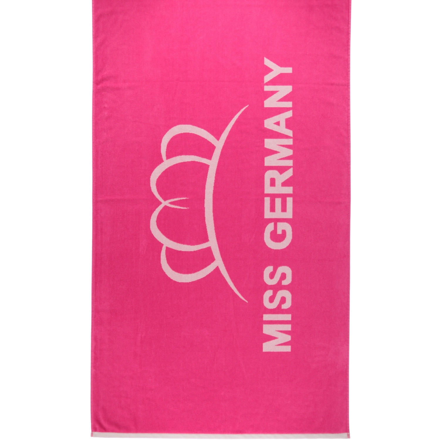 STRANDTÜCHER MISS GERMANY PINK - 734 - Rosa, Textil (100/180cm) - Egeria