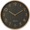 WANDUHR Holzoptik 38/5 cm - Braun, Holzwerkstoff (39/6/39cm)