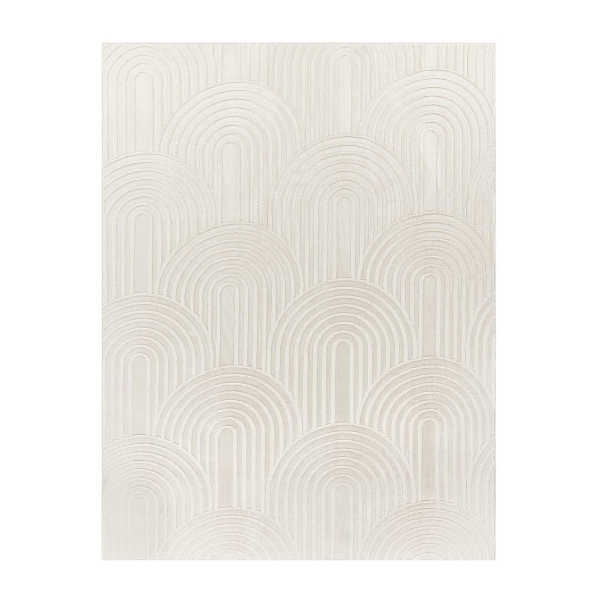 FLACHWEBETEPPICH Boho Creme 80 x 150 cm - Creme, Kunststoff (80/150cm) - TT Home