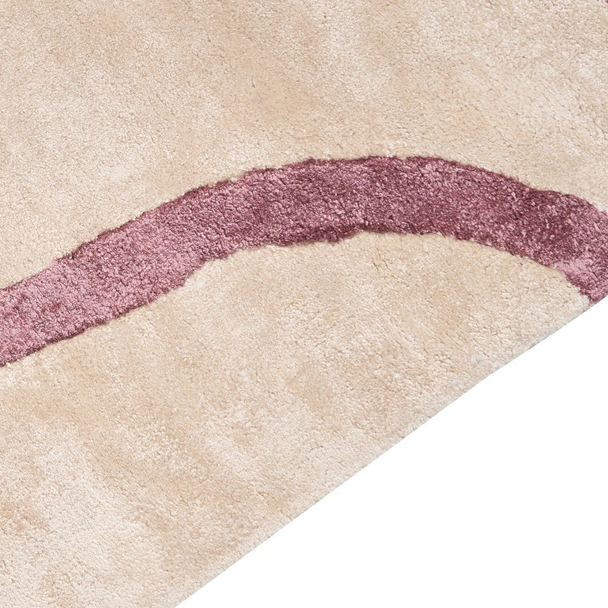 MATTA beige 160/230 cm viskos Kappar - Beige, Textil (160/230cm) - Beliani