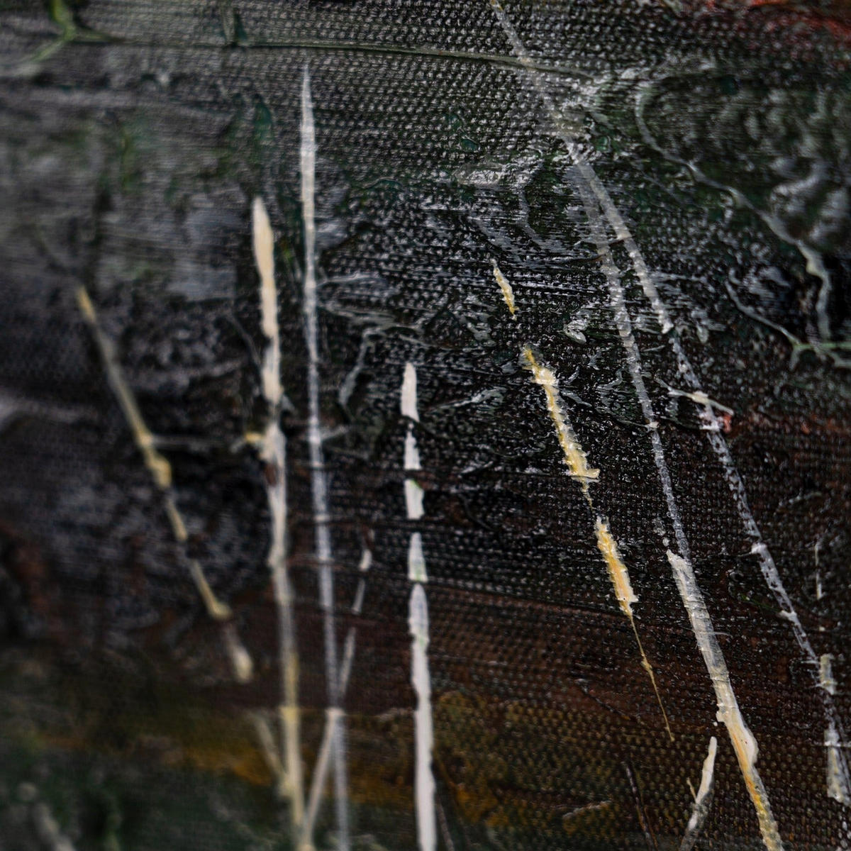GEMÄLDE Echo der Natur Schattenfugenrahmen Schwarz 140x100 cm - Schwarz, Holz (140/100cm) - YS-art gallery