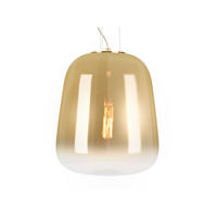 HANGELAMPE Cone 33/33/38 cm - Goldfarben, Glas (33/33/38cm) - Leitmotiv