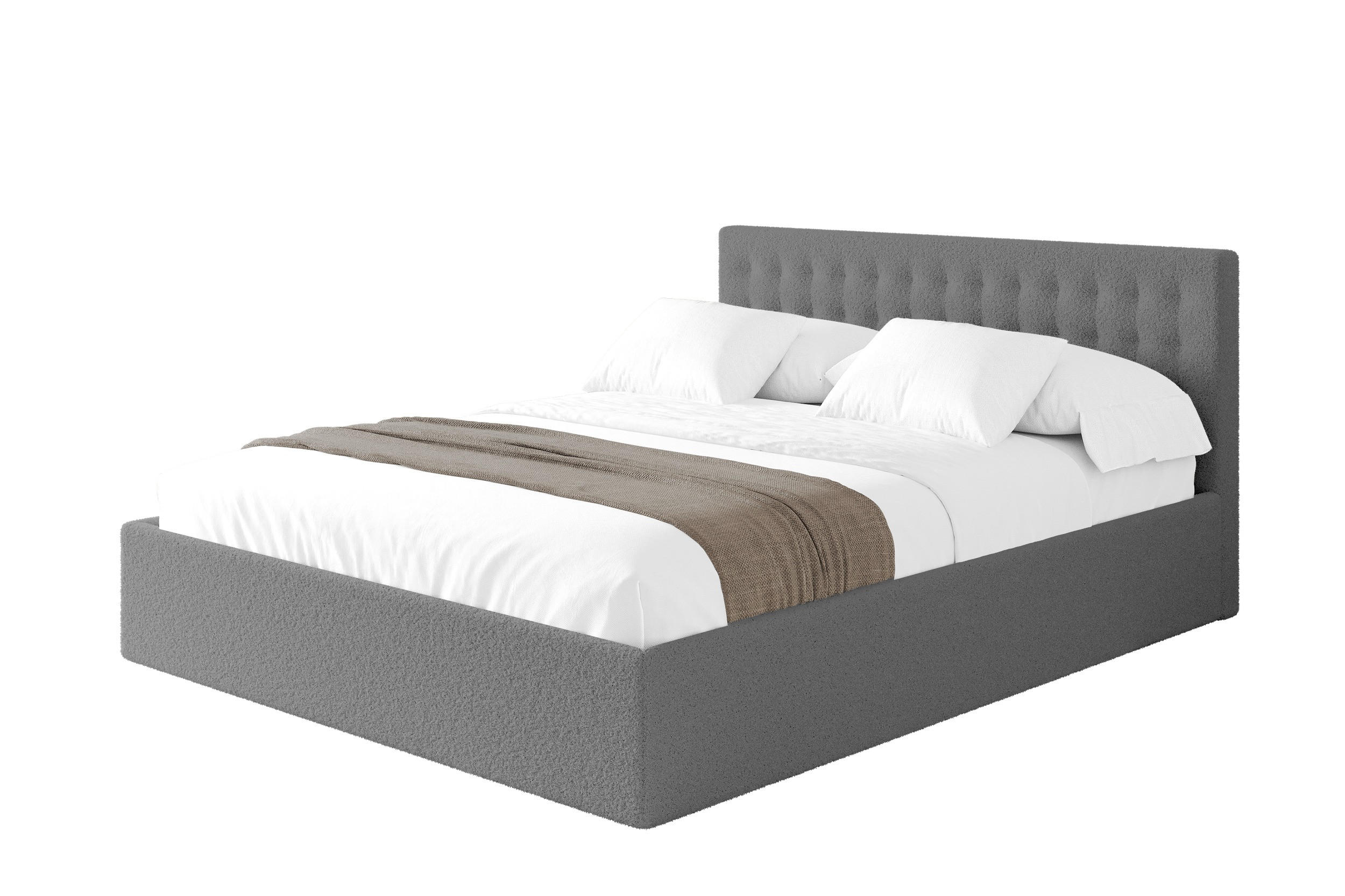 Altdecor Polsterbett Schiefer 140x200 cm