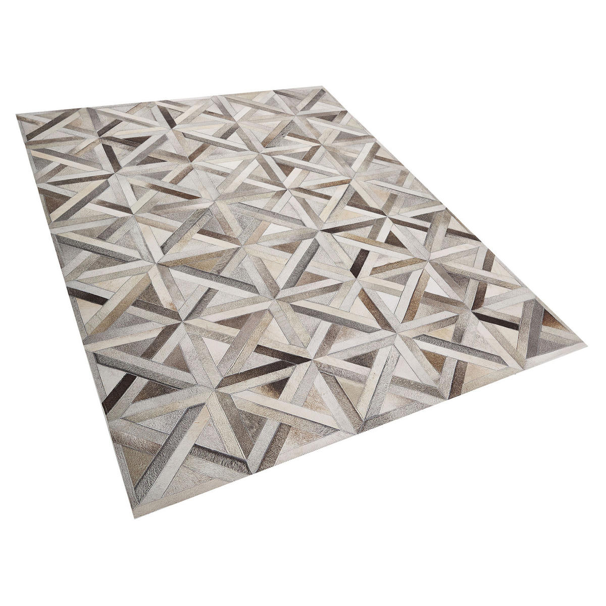 KURZFLOR-TEPPICH Taytan 200/140 cm - Braun, Fell (140/200cm) - Beliani