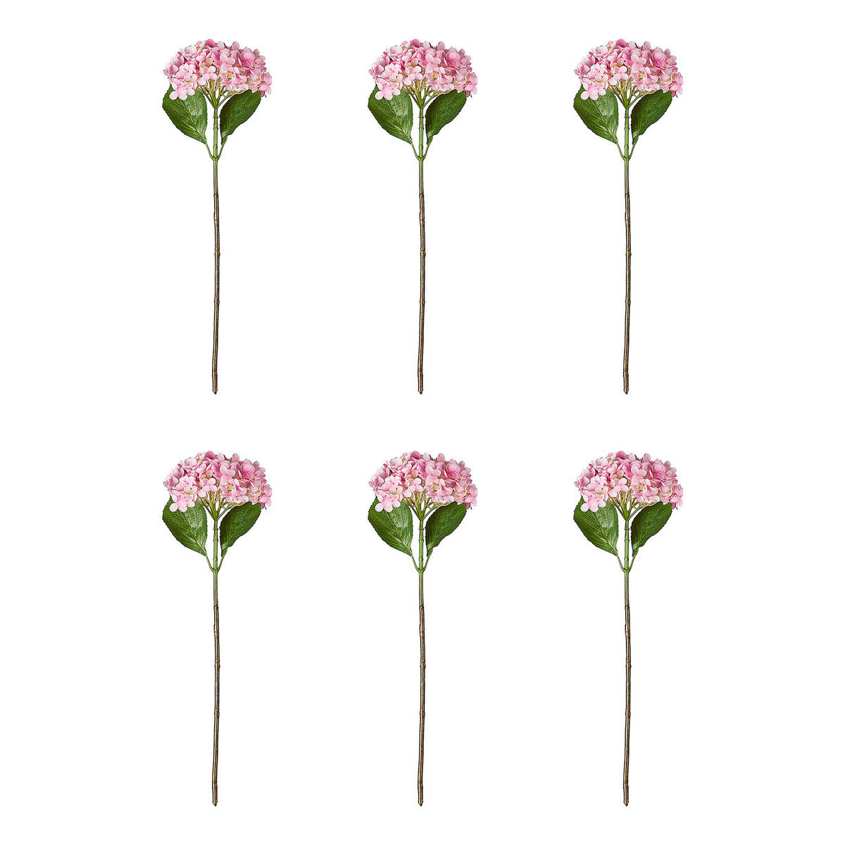 KUNSTBLUME (6er Set) Florista - Pink, Kunststoff (67cm) - BUTLERS