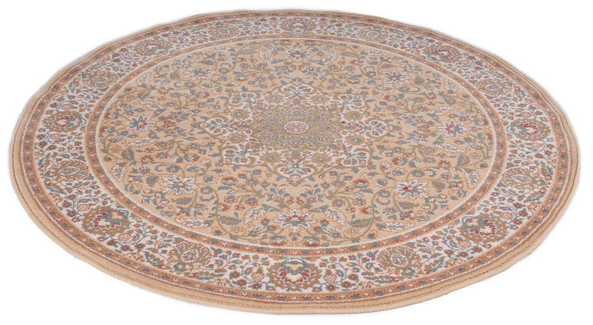 ORIENTTEPPICH Dolna 200x200 cm - Sandfarben, Textil (200/200cm) - THEKO