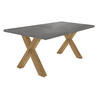 ESSZIMMERTISCH Eike 2 200 x 100 x 75 Esstisch Asteiche/Graphit - Grau, Holz (200/100/75cm) - 58aufmkessel