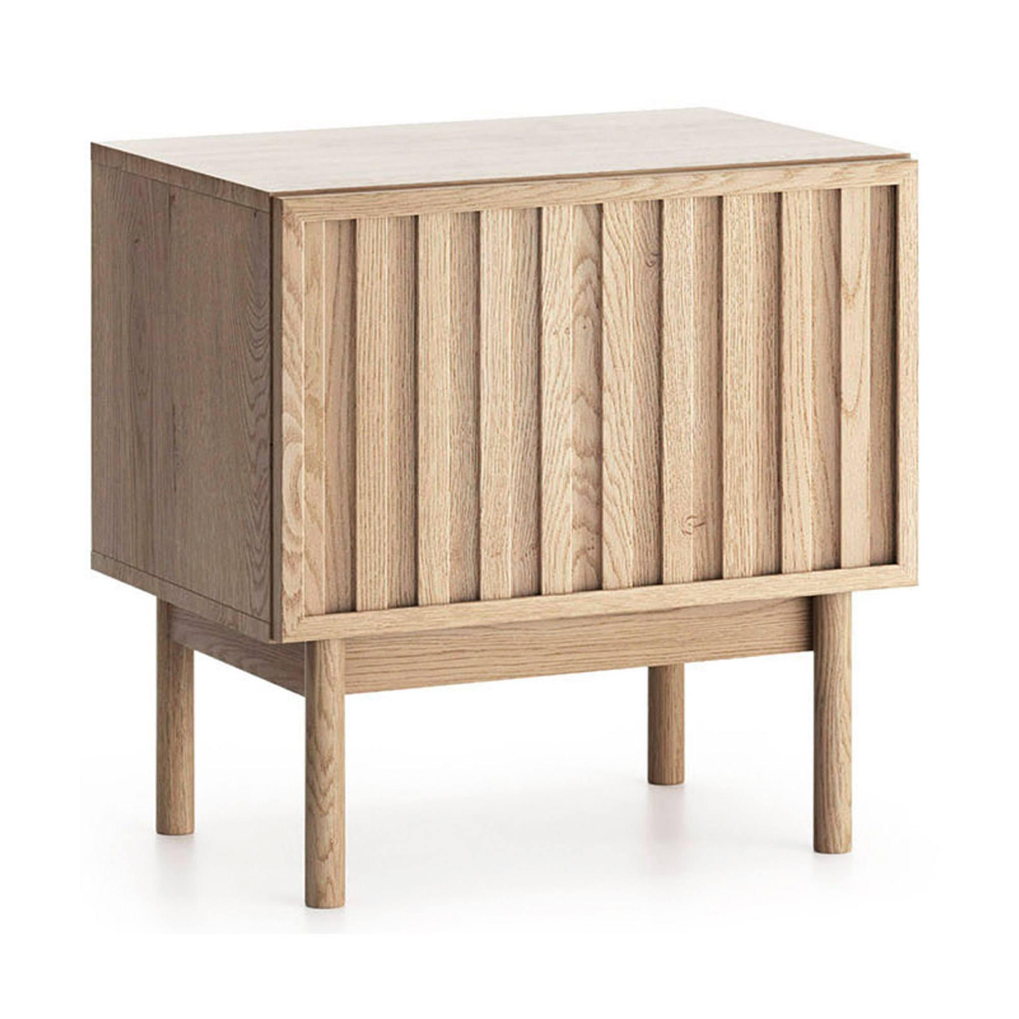 Konsimo® Nachttisch Eiche 53x53x37 cm