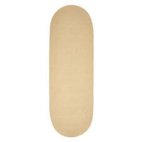 TEPPICHLÄUFER geflochten oval 66/200 cm - Beige, Textil (66/200cm) - Homescapes