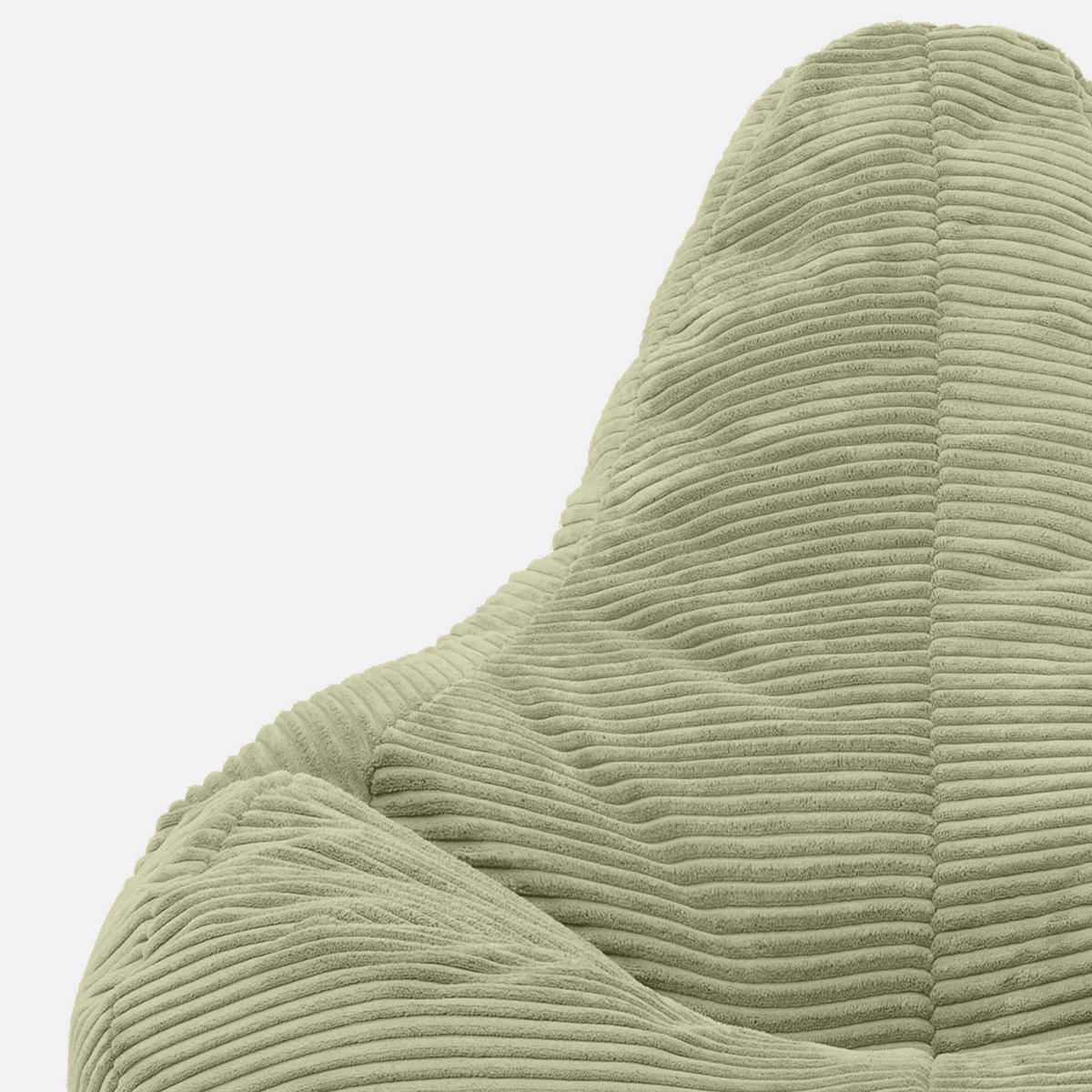 SITZSACK Dalton mit Hocker - Salbeigrün, Textil (90/73/84cm) - icon