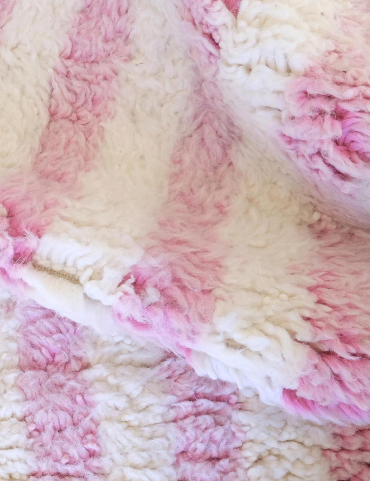 BERBERTEPPICH aus reiner Wolle 62x 232 cm - Pink, Naturmaterialien (62/232cm) - AFK Living