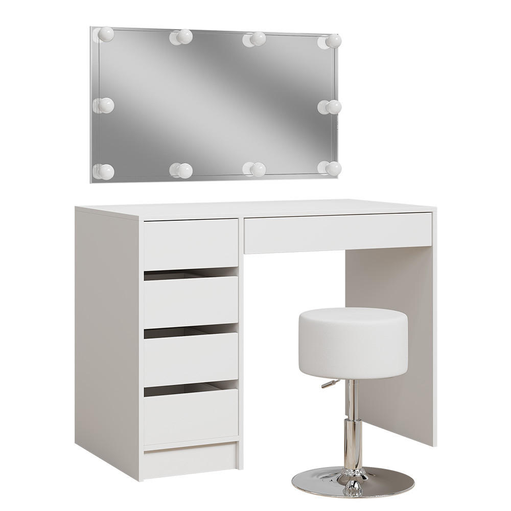 TOALETNÍ STOLEK Thalia Bílá - bílá, kompozitní dřevo (100/75.5/50cm) - Vicco