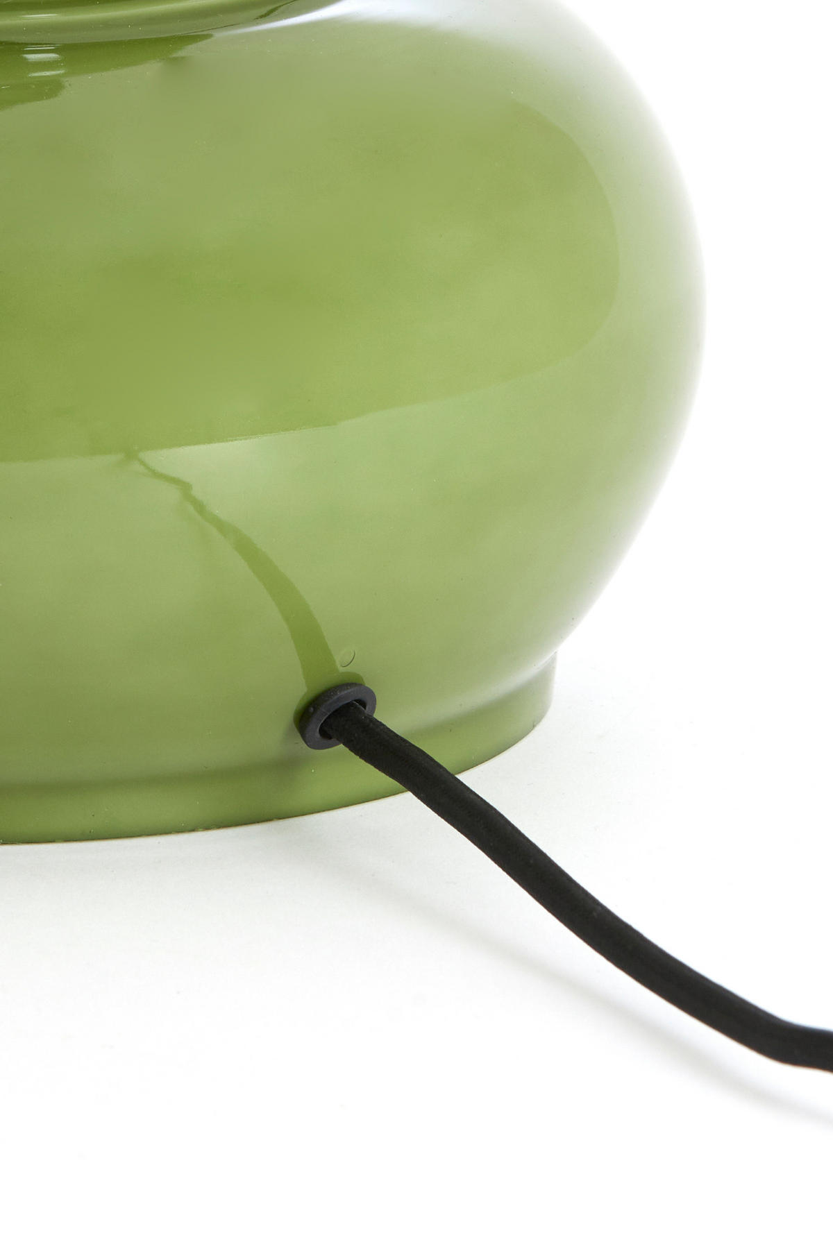 LAMPENSOCKEL Verde Grün 28.5/28.5/33 cm - Grün, Glas (28.5/28.5/33cm) - Light & Living