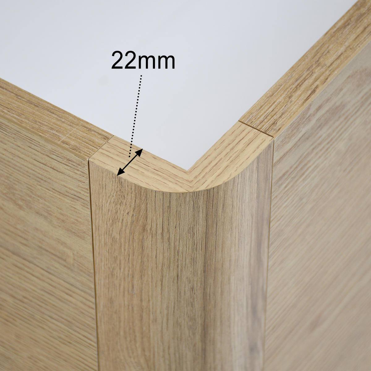 BETT Sara mit Bettkasten, ohne Kopfteil und Matratze, 140x200, Cremona Eiche - Eichefarben, Holzwerkstoff (140/200cm) - Beautysofa