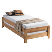 STAPELBETT - Buche massiv - 2er-Set - Buchefarben, Holz (90/200cm) - home24