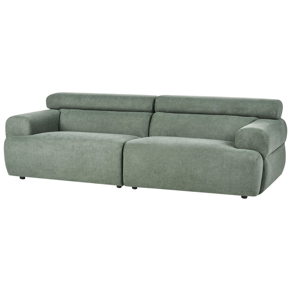 POHOVKA 3-místná Látka Zelená Hovden - zelená barva, textil (210/69/95cm) - Beliani