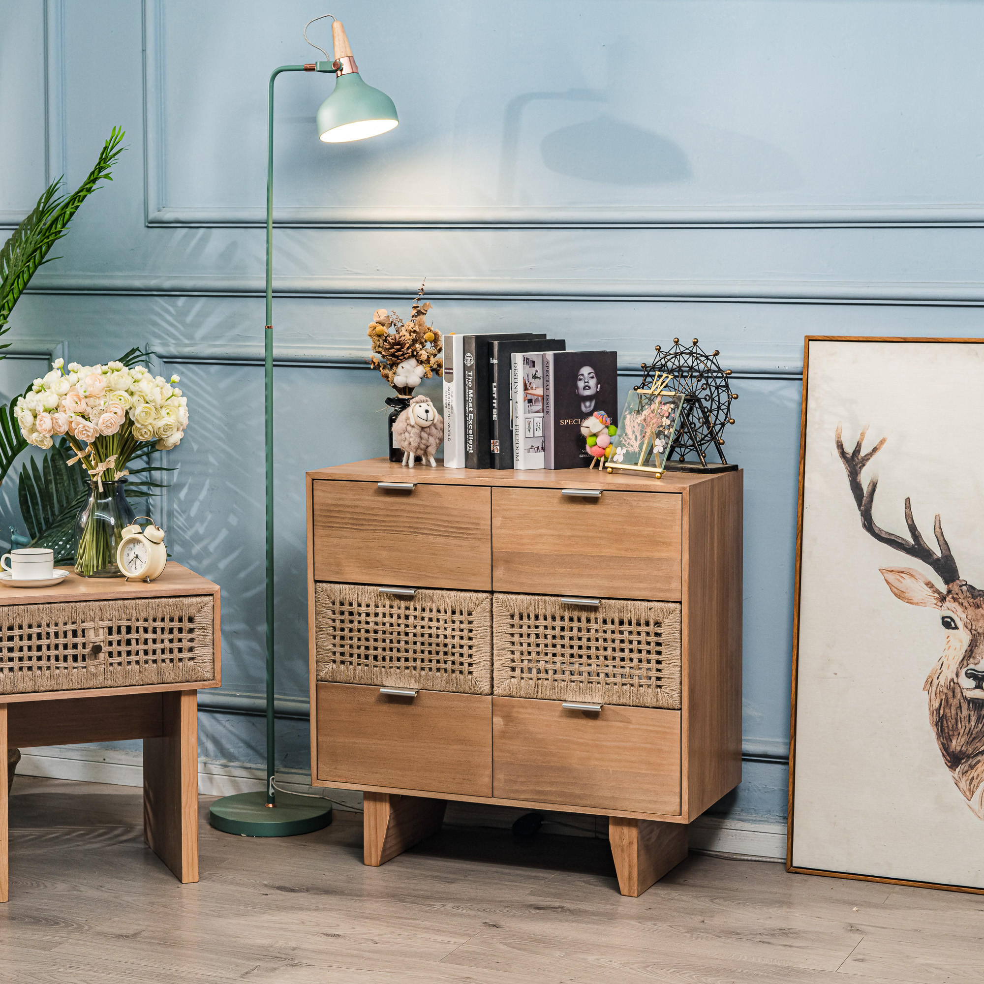 KOMMODE Rechteckig Braun 75 x 35 x 78 cm - Braun, Holz (75/78/35cm) - Nordlys