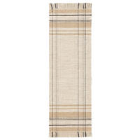 WOLLTEPPICH-LÄUFER Bahati Beige 70x200 cm - Beige, Textil (70/200cm) - benuta Pop