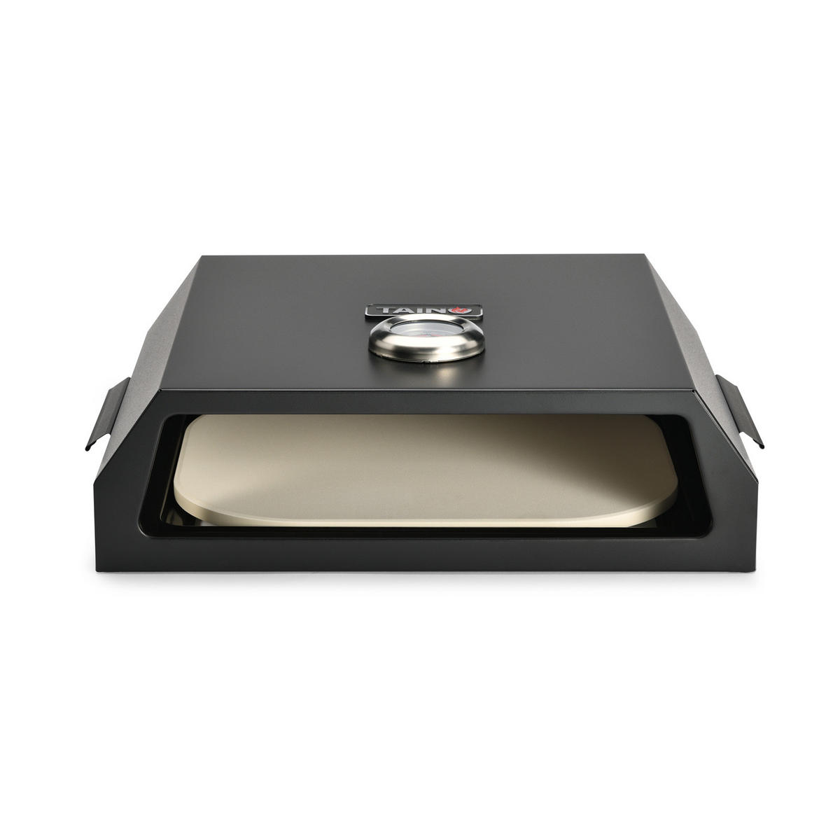 PIZZABOX Stahl Schwarz - Schwarz, Metall (45/12/36cm) - TAINO