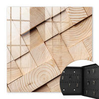 SCHLÜSSELBOX Schwarz 30x30 cm- Türöffnung nach rechts - Holzstruktur - Beige, Metall (30/30/5cm) - TULUP