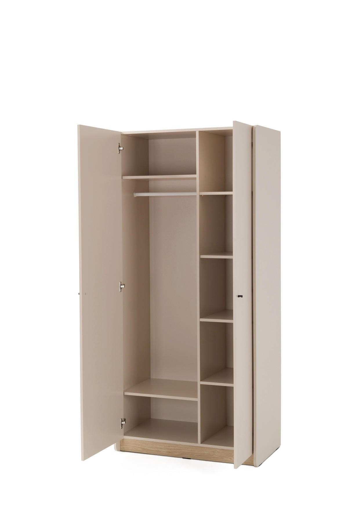 SCHLAFZIMMER Set 6-tlg. – ALESSIO System – Beige - Beige, Holzwerkstoff (212/88/107cm) - hi-markt