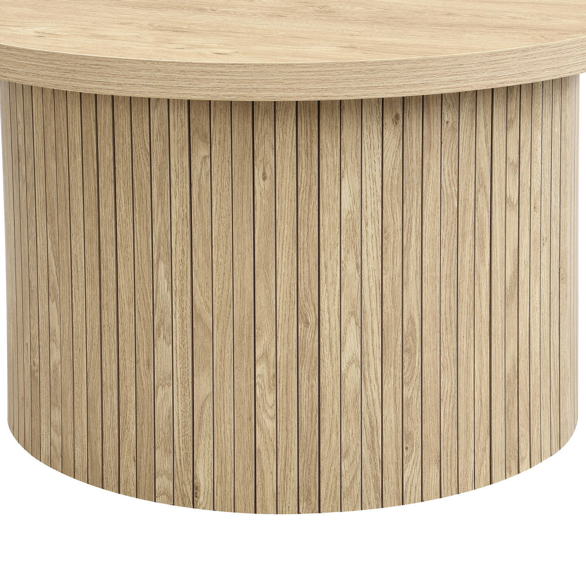 COUCHTISCH 66/40 cm Natur aus MDF mit platzsparender Funktion - Naturfarben, Holzwerkstoff (66/66/40cm) - OKMYHOME