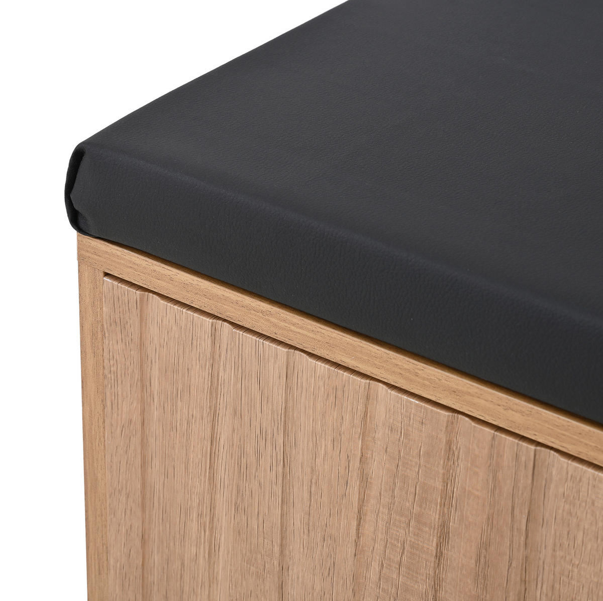 SCHUHSCHRANK aus Spanplatte 70x36x146cm in Natur mit 3 Haken - Naturfarben, Holzwerkstoff (70/146/36cm) - Modfu