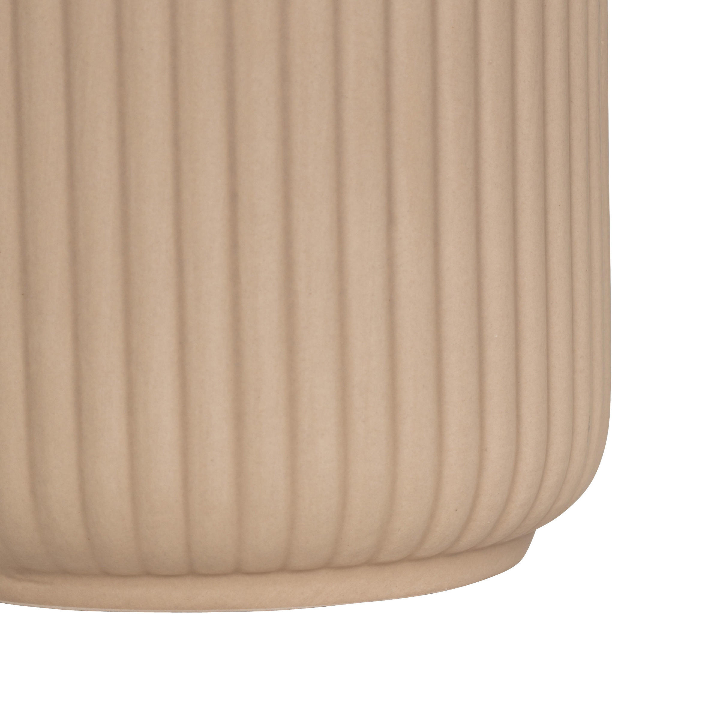 BLUMENTOPF Dolomit Nuria 13,5/12 cm - Taupe, Stein (13.5/12/13.5cm) - Atmosphera Createur d´interieur