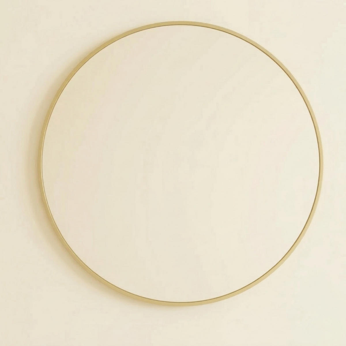 WANDSPIEGEL Mira 80 cm - Goldfarben, Glas (80/80/2.5cm) - EDAXO