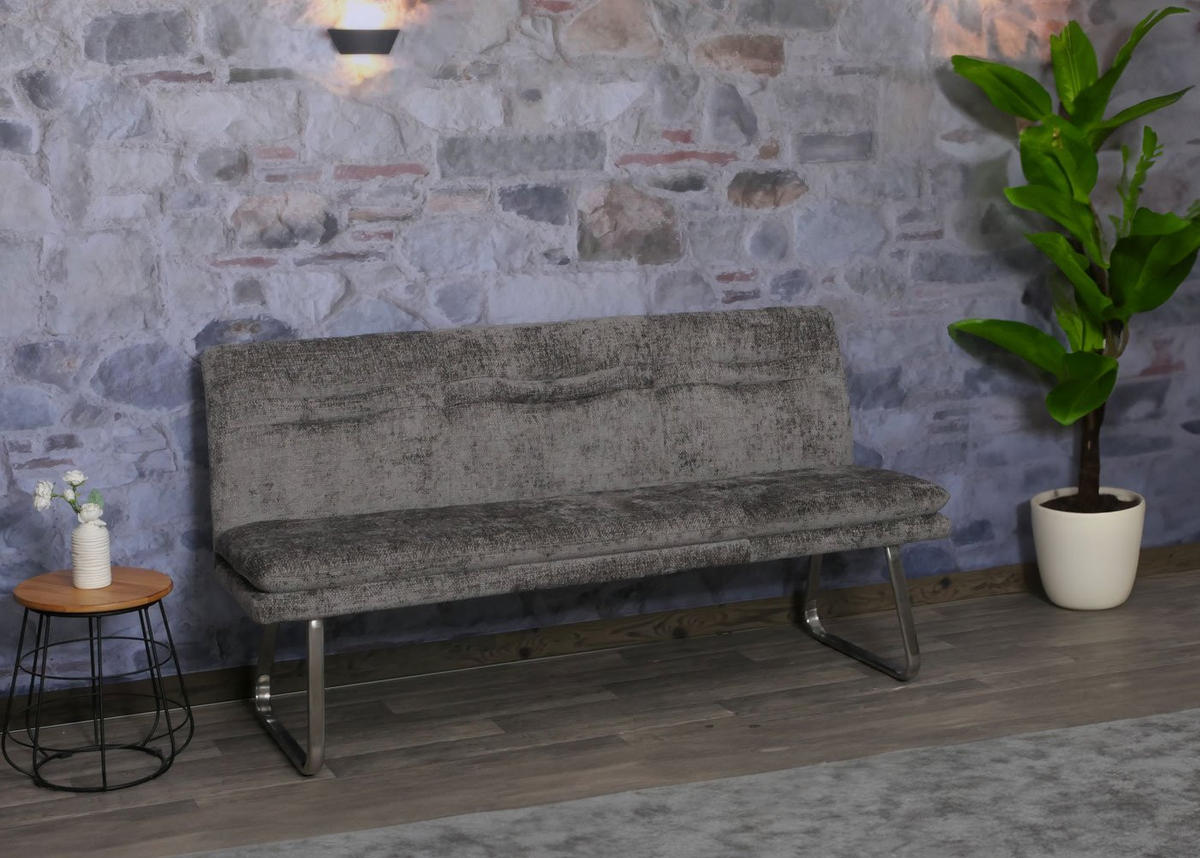 KLOP Siva - temno siva/siva, tekstil (180/93/58cm) - MCW