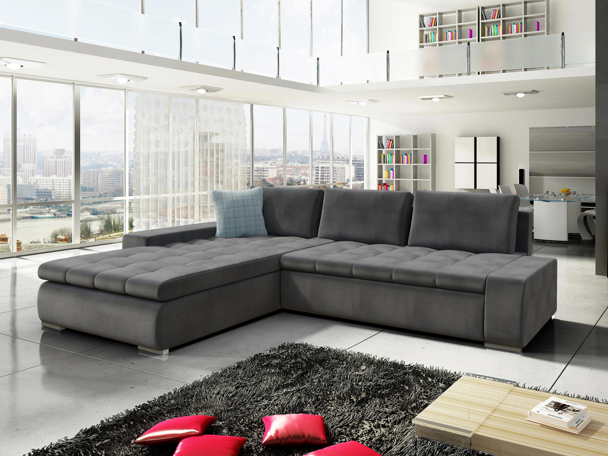 ECKSOFA Orkan - Greige, Holz/Textil (302/213cm) - MIRJAN24